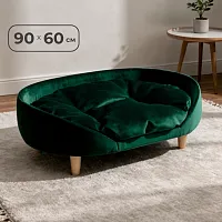 Лежанка Лилу 60*90 см, Изумруд
